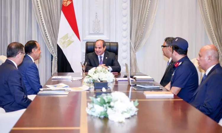 الرئيس يشدد على ضرورة التعاون بين الجهات الحكومية المعنية بالأمن الغذائي.